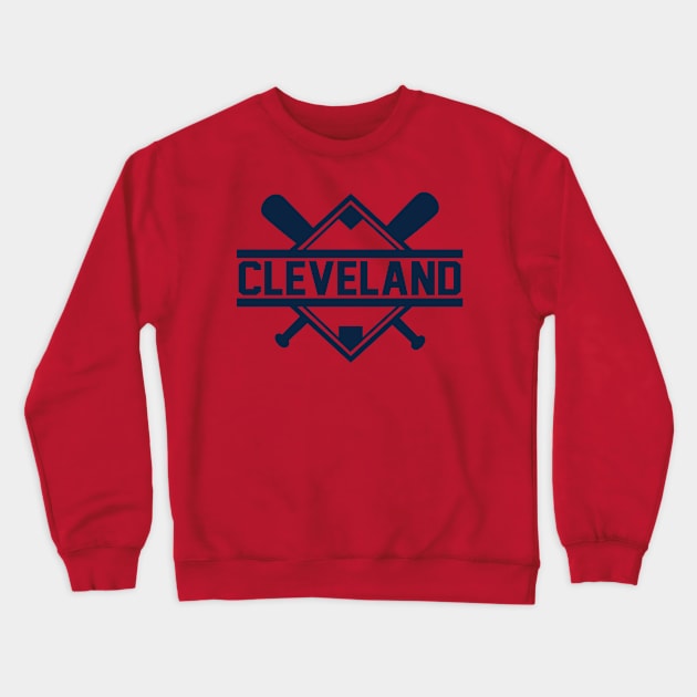 Cleveland Diamond Alternate Crewneck Sweatshirt by CasualGraphic